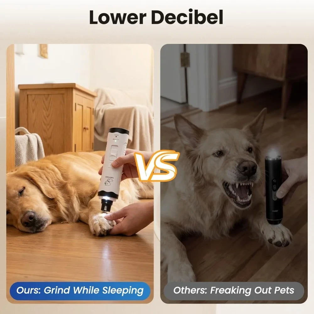 Calm Claw - Quiet LED Pet Nail Grinder